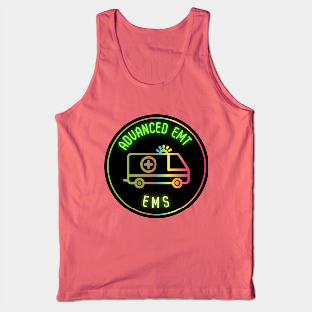 Neon advance emt Tank Top by PixieMomma Co